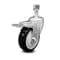Service Caster 4 Inch Black Polyurethane Swivel 12mm Stem Caster with Total Lock Brake SCC SCC-TSTTL20S414-PPUB-BLK-M1215 - alternate 1